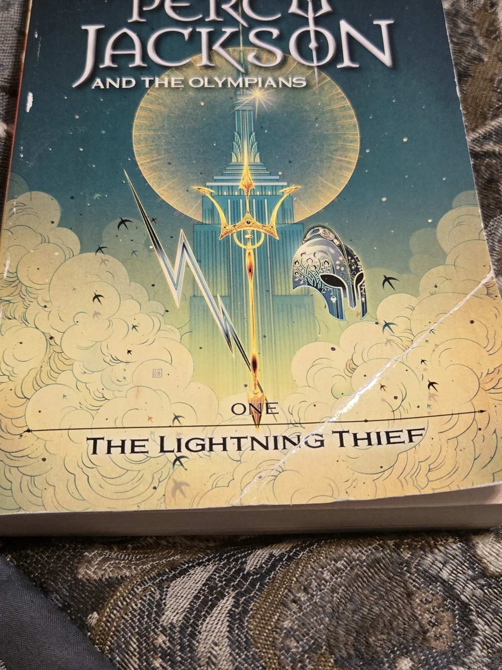 Percy Jackson and the Olympians: The Lightning Thief - Teal Cover